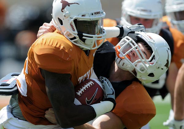 Texas Longhorns running back D.J. Monroe