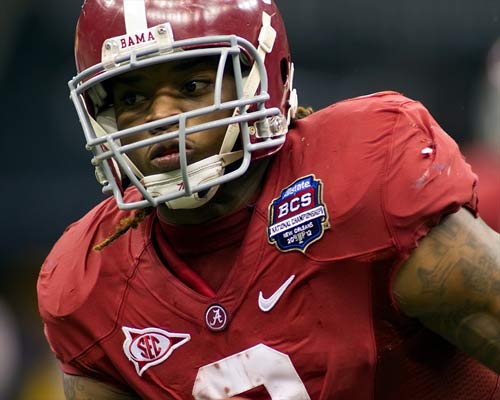 Alabama Crimson Tide running back Trent Richardson